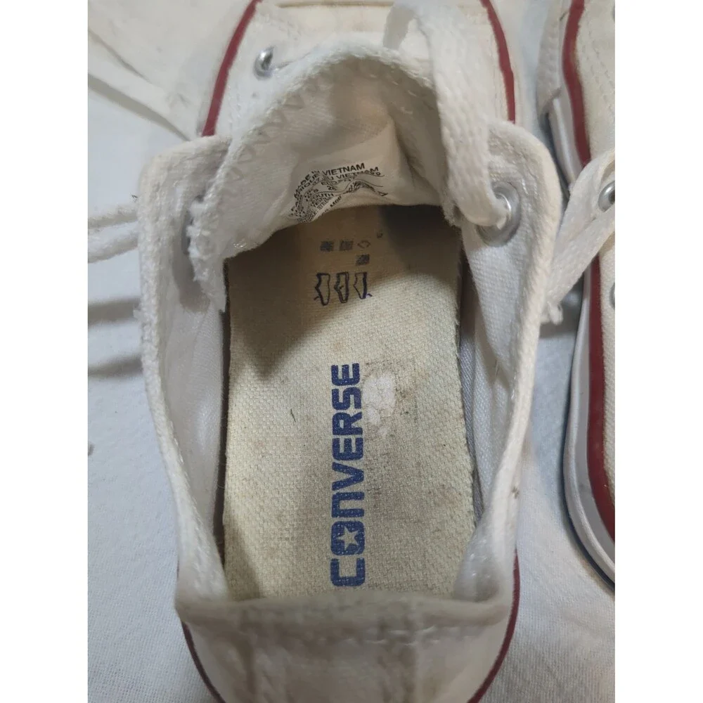 Converse kids size 11 white tennis shoes All Star sports Summer classic sneaker